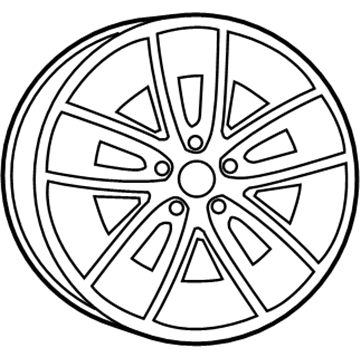 Dodge 5LD37RNWAA WHEEL Aluminum