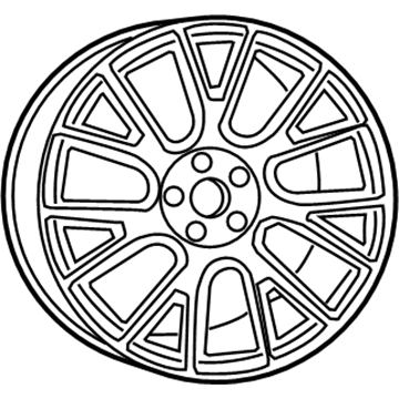 Dodge 6DB71JXYAA WHEEL Aluminum
