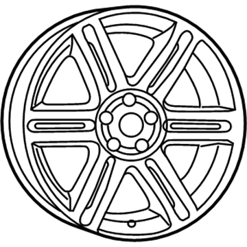 Dodge 6EJ75RNWAB WHEEL Aluminum