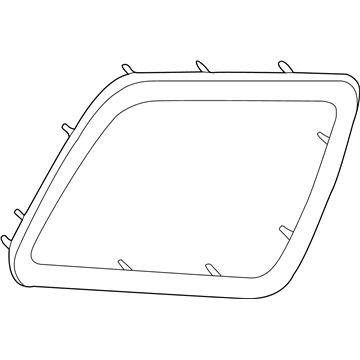 Dodge 55256351AB GLASS Quarter Window