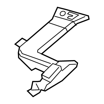 Jeep 68253894AB DUCT Floor Rear