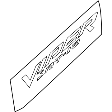 Dodge 68037898AA DECAL ACR