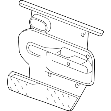 Jeep 5KE32XDVAC PANEL Front Door Trim