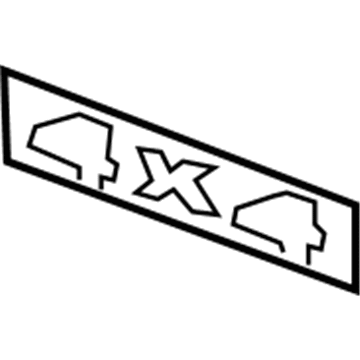 Dodge 55077671AA NAMEPLATE