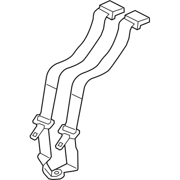 Chrysler 1FN96BD1AA BEZEL Seat Belt