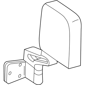 Jeep 55077966AC MIRROR OUTSIDE MANUAL
