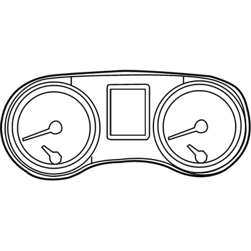 Chrysler 68272582AA MASK Instrument Cluster