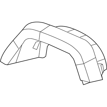 Jeep 5KC85TZZAC APPLIQUE Rear Wheel Opening