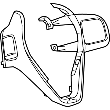 Dodge 5NP55DX8AA BEZEL Steering Wheel