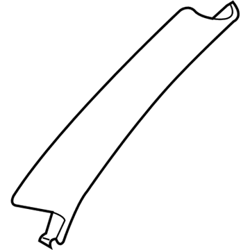 Dodge 1UL82DX9AB MOLDING A PILLAR