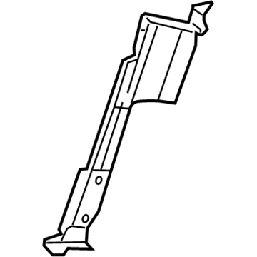 Dodge 68233014AA SEAL Radiator Side Air