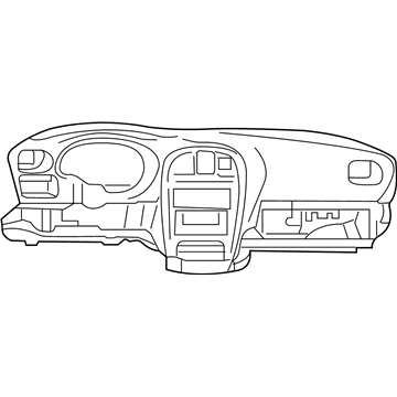 Dodge 1AV951D5AA PANEL Instrument Panel