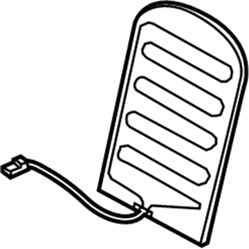 Ram 68125283AA HEATED PAD Seat Back