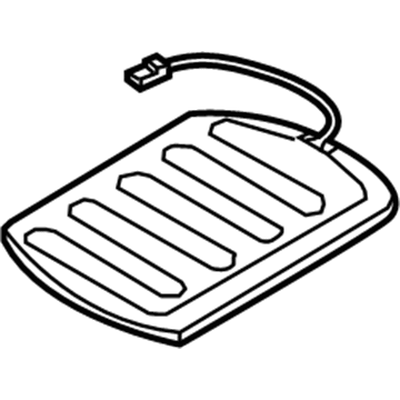 Ram 68125282AA HEATED PAD Seat Cushion