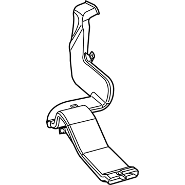 Ram 68148788AA DUCT Floor Rear