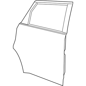 Dodge 68040232AB DOOR Rear