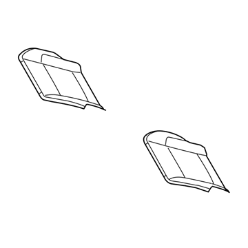 Dodge 1DL101D5AA COVER Front Seat Cushion