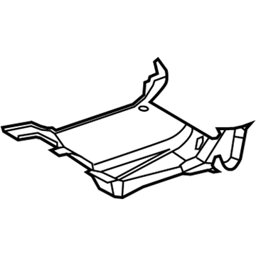 Dodge 1YA06DX9AA SHIELD Seat Underseat