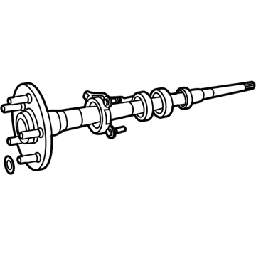 Jeep 68393687AA SHAFT Axle Rear