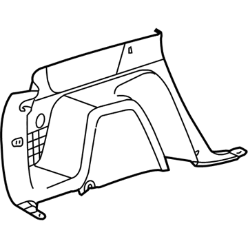Chrysler 1AA781P2AA PANEL Quarter Trim