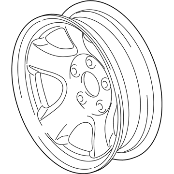 Dodge 52121988AA WHEEL Aluminum
