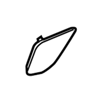 Dodge 1XD55DX9AA COVER Release Handle Bezel