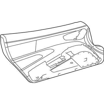 Dodge 5VL76LR9AA PANEL Front Door Trim
