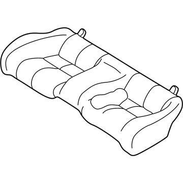 Dodge MN121011XA COVER Rear Seat Cushion