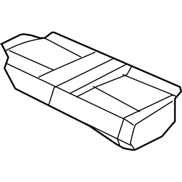 Dodge 1EQ541DAAA COVER Rear Seat Cushion