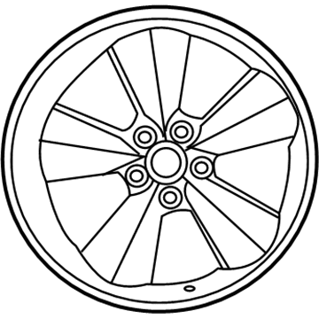 Dodge 68214367AA WHEEL Aluminum