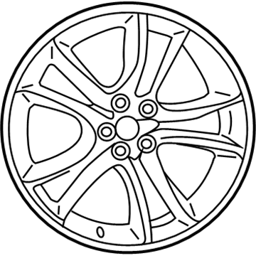 Dodge 5PN35DX8AA WHEEL Aluminum