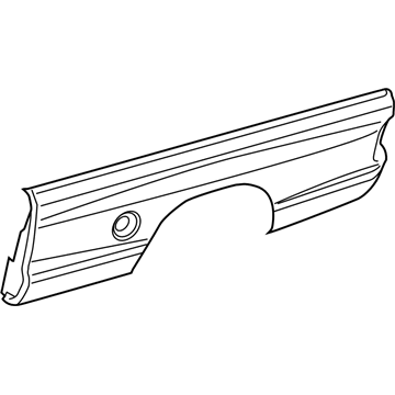 Dodge 55257228AD PANEL Box Side Outer