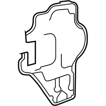 Jeep 68014946AB PANEL Carrier Plate Rear Door