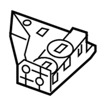 Mopar 68247609AA Bracket Kit Radiator Lower