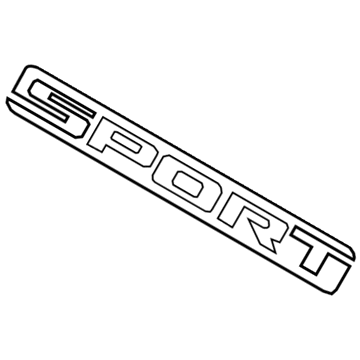 Jeep 6KM52RXFAA DECAL TAILGATE SPORT