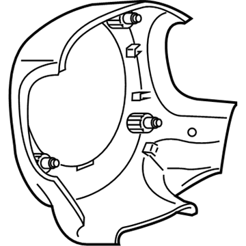 Ram 6SA15LC5AA COVER Steering Wheel Back