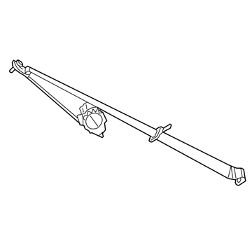 Jeep 1GE61DK2AB SEAT BELT Rear Outer