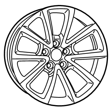 Jeep 6DE301D2AB WHEEL Aluminum