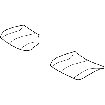 Dodge 1DN271D5AA COVER Front Seat Cushion Driver