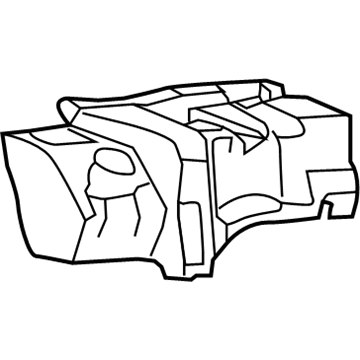 Ram 68185150AA BRACKET Roof Absorber Left