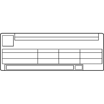 Ram 68266807AA LABEL Tire Information
