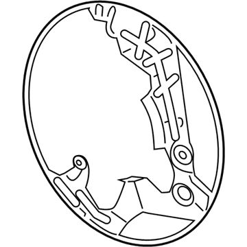 Ram 68238558AA SHIELD Brake