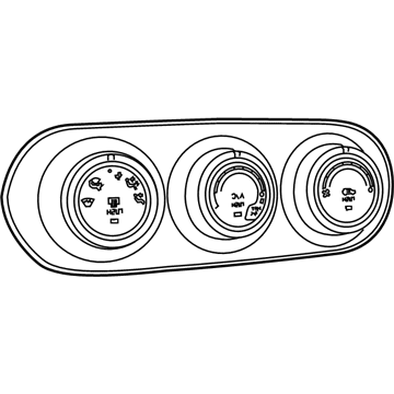 Jeep Renegade A/C Switch - 6FH10LXHAA
