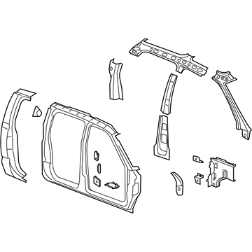 Ram 5142316AB PANEL Body Side Aperture