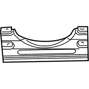Dodge 68230051AA REINFORCEMENT Steering Column Cover