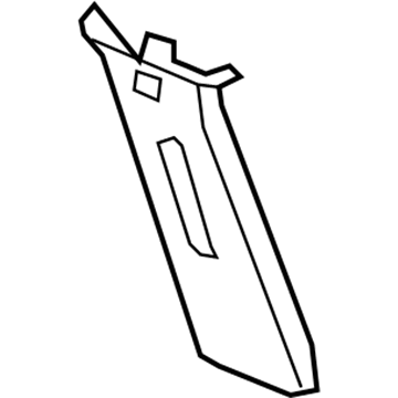 Jeep 1ET04DW1AD PANEL B Pillar Upper Trim