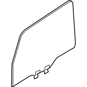 Jeep 68280918AB GLASS Front Door