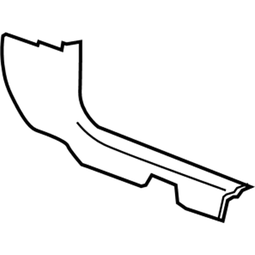Dodge 5KH91XDVAC PANEL Cowl Side Trim