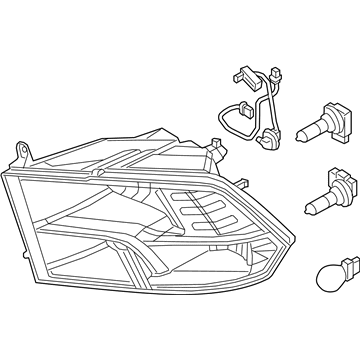 Ram 3500 Headlight - 68096438AE