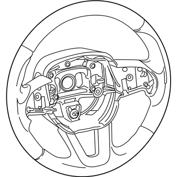 Dodge 6VD93YSAAA WHEEL Steering